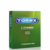 Текстурированные презервативы Torex  С точками  - 3 шт. - Torex - купить с доставкой в Долгопрудном