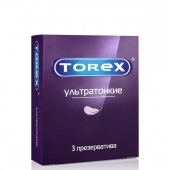 Презервативы Torex  Ультратонкие  - 3 шт. - Torex - купить с доставкой в Долгопрудном