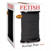 Черная веревка для связывания Bondage Rope - 60,9 м. - Pipedream - купить с доставкой в Долгопрудном