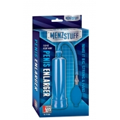 Синяя вакуумная помпа MENZSTUFF PENIS ENLARGER - Dream Toys - в Долгопрудном купить с доставкой