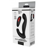 Черный вибромассажер простаты SWIRLING P-PLEASER - Dream Toys - в Долгопрудном купить с доставкой