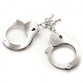 Металлические наручники Metal Handcuffs - Fifty Shades of Grey - купить с доставкой в Долгопрудном