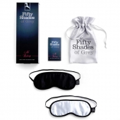 Набор из двух масок на глаза Soft Blindfold Twin Pack - Fifty Shades of Grey - купить с доставкой в Долгопрудном