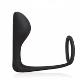 Стимулятор простаты с фиксацией эрекционным кольцом Prostate Gear - BlueLine - в Долгопрудном купить с доставкой
