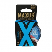 Классические презервативы в пластиковом кейсе MAXUS Classic - 3 шт. - Maxus - купить с доставкой в Долгопрудном