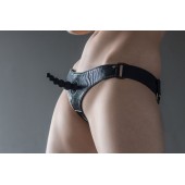 Черные трусики Better с анальной насадкой - 8 см. - Lola Games - купить с доставкой в Долгопрудном