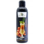 Интимный гель-смазка JUICY FRUIT с ароматом солёной карамели - 200 мл. - БиоМед - купить с доставкой в Долгопрудном