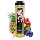 Массажное масло Libido Exotic Fruits с ароматом экзотических фруктов - 240 мл. - Shunga - купить с доставкой в Долгопрудном
