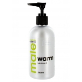 Лубрикант с согревающим эффектом MALE Cobeco Warm Lubricant - 250 мл. - Cobeco - купить с доставкой в Долгопрудном