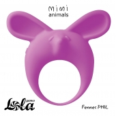 Фиолетовое эрекционное кольцо Fennec Phil - Lola Games - в Долгопрудном купить с доставкой