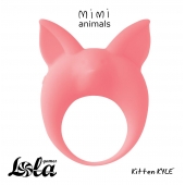 Оранжевое эрекционное кольцо Kitten Kyle - Lola Games - в Долгопрудном купить с доставкой