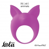 Фиолетовое эрекционное кольцо Kitten Kyle - Lola Games - в Долгопрудном купить с доставкой