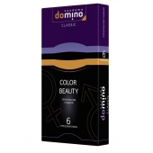 Разноцветные презервативы DOMINO Colour Beauty - 6 шт. - Domino - купить с доставкой в Долгопрудном