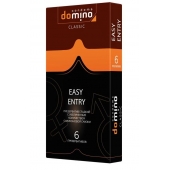 Презервативы с увеличенным количеством смазки DOMINO Easy Entry - 6 шт. - Domino - купить с доставкой в Долгопрудном