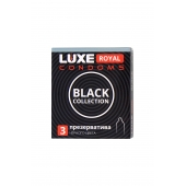 Черные презервативы LUXE Royal Black Collection - 3 шт. - Luxe - купить с доставкой в Долгопрудном