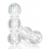 Прозрачный фигурный мастурбатор Master Stroker - Blush Novelties - в Долгопрудном купить с доставкой