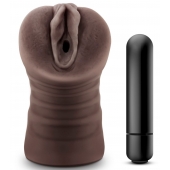 Коричневый мастурбатор-вагина Hot Chocolate Brianna - Blush Novelties - в Долгопрудном купить с доставкой