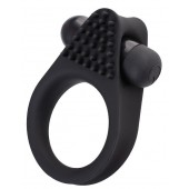 Черное эрекционное виброкольцо Brid с шипиками - A-toys - в Долгопрудном купить с доставкой