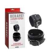 Черные наручники Surrender Wrist Restraints - Chisa - купить с доставкой в Долгопрудном