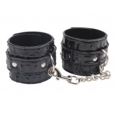 Черные наручники Surrender Wrist Restraints - Chisa - купить с доставкой в Долгопрудном