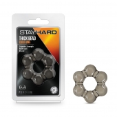 Дымчатое эрекционное кольцо Stay Hard Thick Bead Cock Ring - Blush Novelties - в Долгопрудном купить с доставкой