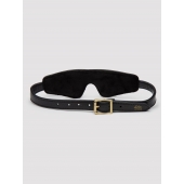 Черная плотная маска на глаза Bound to You Faux Leather Blindfold - Fifty Shades of Grey - купить с доставкой в Долгопрудном