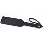 Черная гладкая шлепалка SEX - 35 см. - Sitabella - купить с доставкой в Долгопрудном