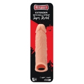 Телесная насадка EXTENDER WITH BALL STRAP 6.5 - 17 см. - Dream Toys - в Долгопрудном купить с доставкой