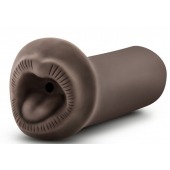 Коричневый мастурбатор-ротик Naughty Nicole - Blush Novelties - в Долгопрудном купить с доставкой