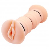 Телесный вибромастурбатор-вагина Michelle - Baile - в Долгопрудном купить с доставкой