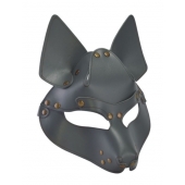 Серая маска Wolf с клепками - Sitabella - купить с доставкой в Долгопрудном