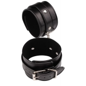 Черные оковы Classic Ankle Cuffs - Chisa - купить с доставкой в Долгопрудном