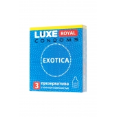 Текстурированные презервативы LUXE Royal Exotica - 3 шт. - Luxe - купить с доставкой в Долгопрудном