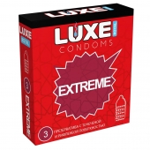 Текстурированные презервативы LUXE Royal Extreme - 3 шт. - Luxe - купить с доставкой в Долгопрудном