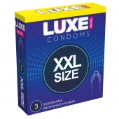 Презервативы увеличенного размера LUXE Royal XXL Size - 3 шт. - Luxe - купить с доставкой в Долгопрудном