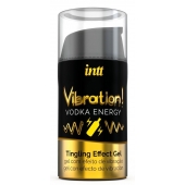 Жидкий интимный гель с эффектом вибрации Vibration! Vodka Energy - 15 мл. - INTT - купить с доставкой в Долгопрудном