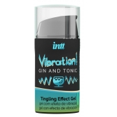 Жидкий интимный гель с эффектом вибрации Vibration! Gin   Tonic - 15 мл. - INTT - купить с доставкой в Долгопрудном