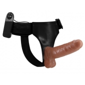 Страпон на трусиках с вибрацией Ultra Passionate Harness - 16 см. - Baile - купить с доставкой в Долгопрудном