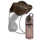 Дымчатый вибростимулятор головки пениса Dual Vibrating Head Teaser - Pipedream - в Долгопрудном купить с доставкой