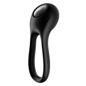 Черное эрекционное виброкольцо Majestic Duo - Satisfyer - в Долгопрудном купить с доставкой