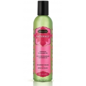 Массажное масло Naturals Strawberry Dreams с ароматом клубники - 236 мл. - Kama Sutra - купить с доставкой в Долгопрудном