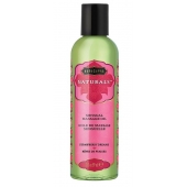 Массажное масло Naturals Strawberry Dreams с ароматом клубники - 59 мл. - Kama Sutra - купить с доставкой в Долгопрудном