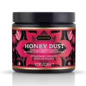 Пудра для тела Honey Dust Body Powder с ароматом клубники - 170 гр. - Kama Sutra - купить с доставкой в Долгопрудном