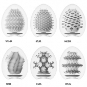 Набор из 6 мастурбаторов Tenga EGG IV с различным рельефом - Tenga - в Долгопрудном купить с доставкой