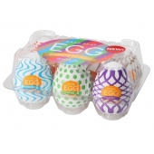 Набор из 6 мастурбаторов Tenga EGG IV с различным рельефом - Tenga - в Долгопрудном купить с доставкой