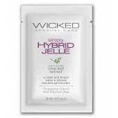 Гель-лубрикант на водно-силиконовой основе Simply Hybrid Jelle - 3 мл. - Wicked - купить с доставкой в Долгопрудном