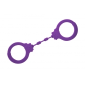 Фиолетовые силиконовые поножи Limitation - Lola Games - купить с доставкой в Долгопрудном