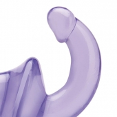 Фиолетовый безремневой страпон Strapless Strap-On - Lux Fetish - купить с доставкой в Долгопрудном