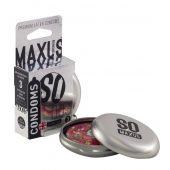Экстремально тонкие презервативы в железном кейсе MAXUS Extreme Thin - 3 шт. - Maxus - купить с доставкой в Долгопрудном