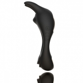 Черное эрекционное кольцо с двумя моторами Zeus Dual Vibe Cock Ring - FeelzToys - в Долгопрудном купить с доставкой